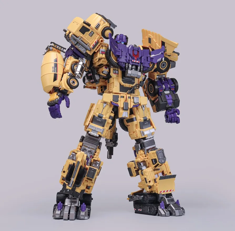 Giant Legion Combiner Yellow Version Set of 6 | Heavy Duty Builder