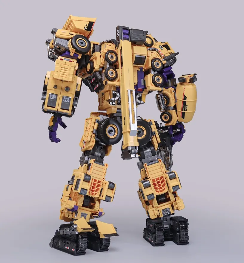 Giant Legion Combiner Yellow Version Set of 6 | Heavy Duty Builder