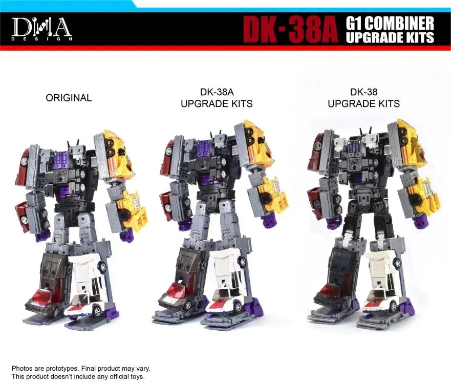 DK-38A Upgrade Kit for Transformers Legacy Motormaster and Menasor