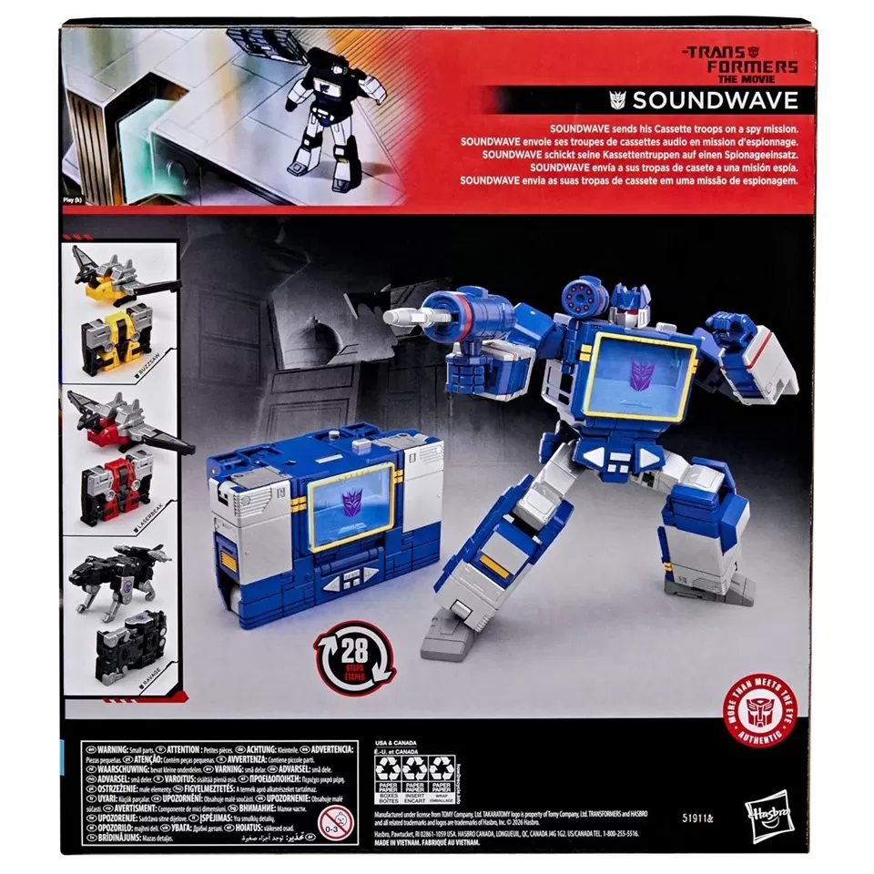 Soundwave | Studio Series 86 Transformers Figure | TFSource