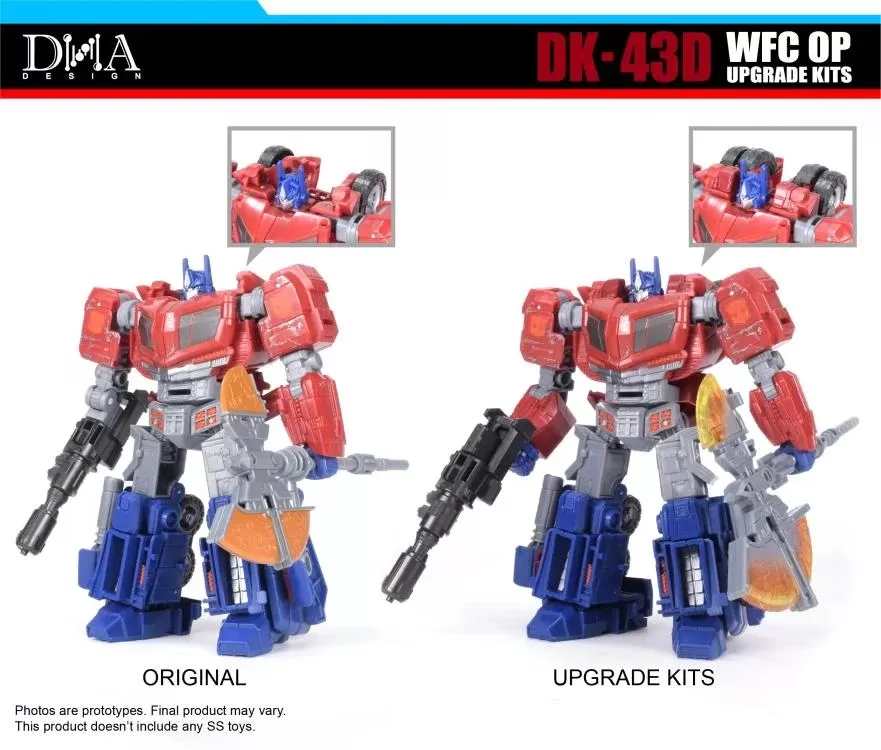 DK-43D Upgrade Kit for Transformers Studio Series 03 Optimus Prime