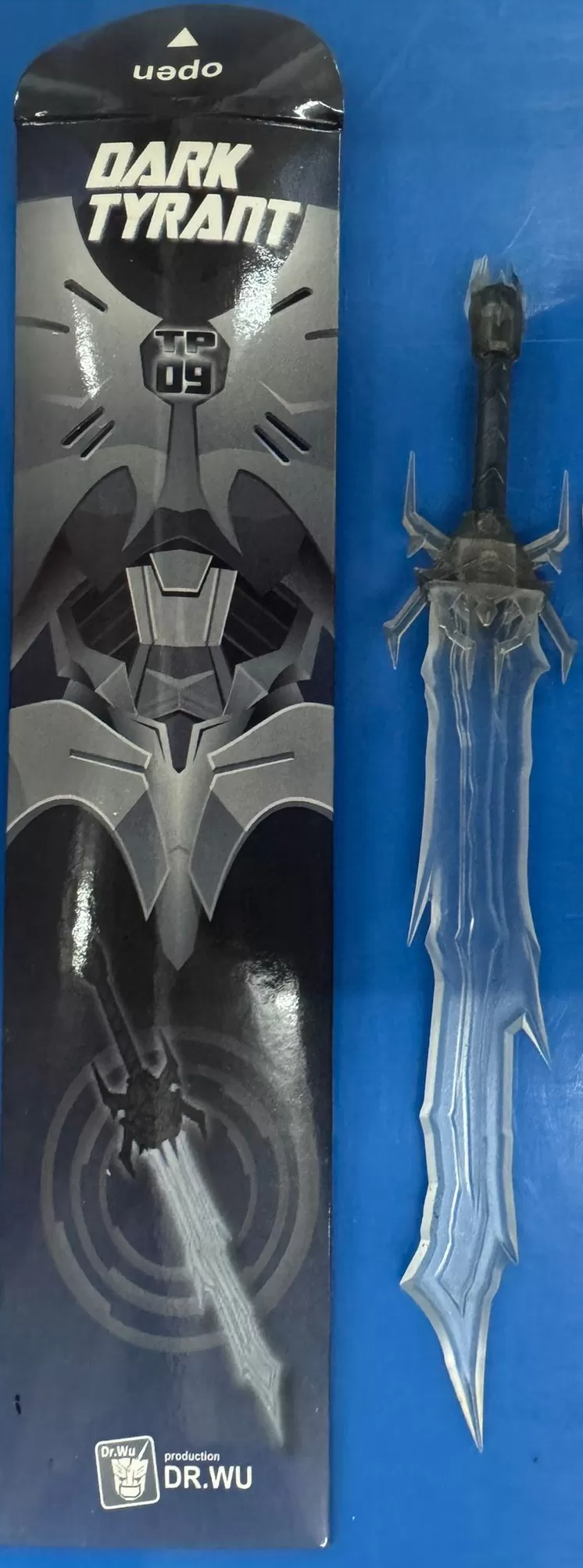 DW-TP09 TFP Clear Sword All Clear Dark Tyrant Skybreaker Sword