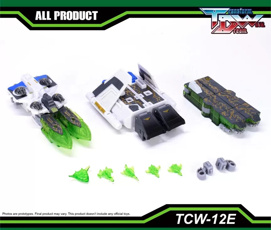TCW-12E Transformers Ultra Class Tidal Wave and Mini-Con Ramjet