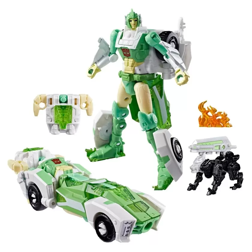 WFC-S15 Autobot Greenlight with Dazzlestrike Set of 2 Deluxe Class