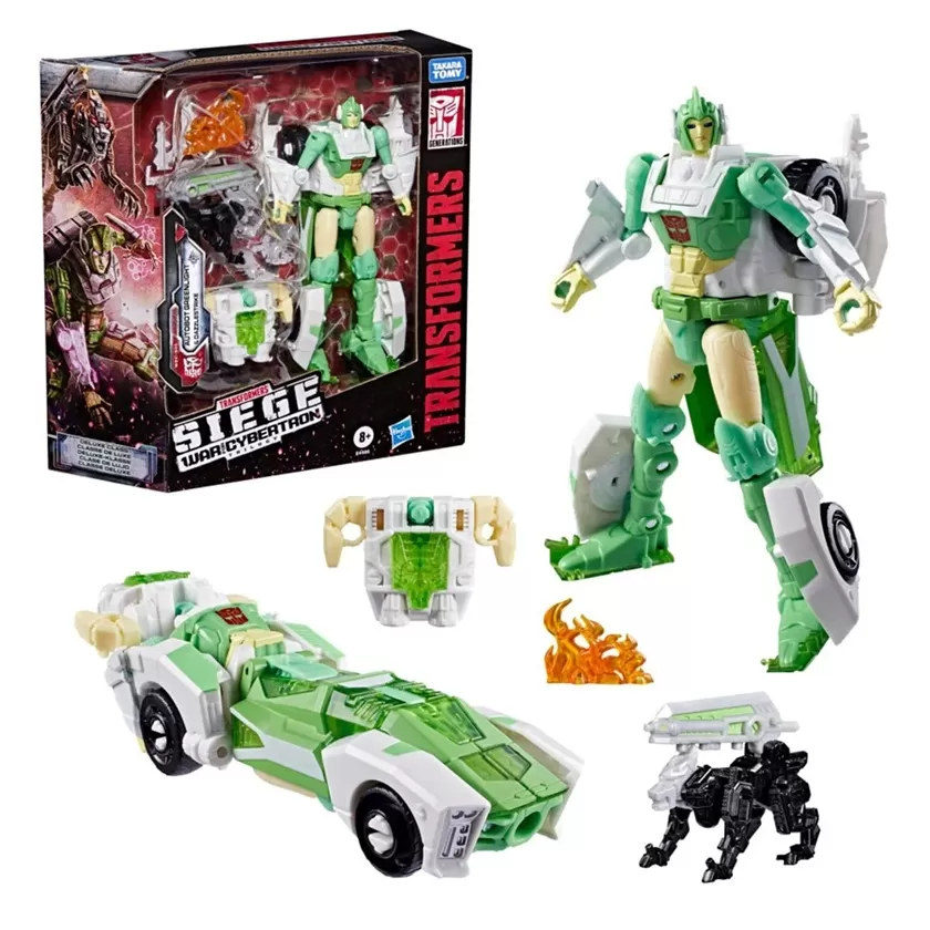 トランスフォーマー シージ グリーンライト&ダズルストライク WFC-S15 WFC-S15 Autobot Greenlight with Dazzlestrike Set of 2 Deluxe Class