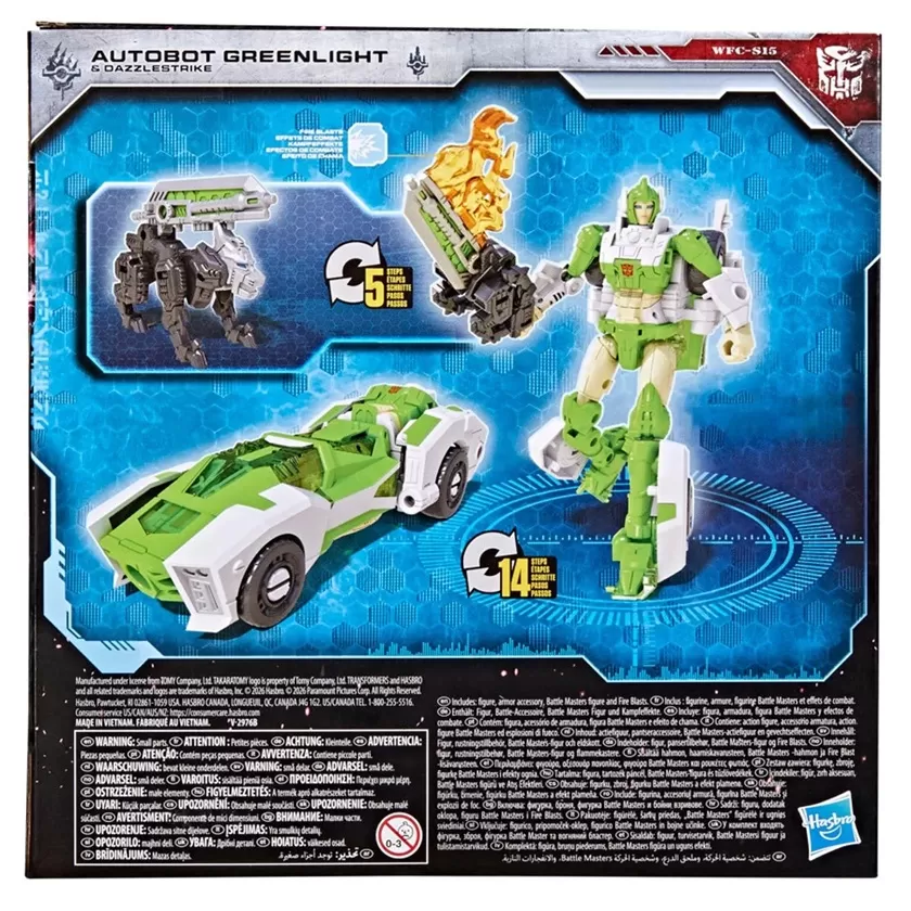 トランスフォーマー シージ グリーンライト&ダズルストライク WFC-S15 WFC-S15 Autobot Greenlight with Dazzlestrike Set of 2 Deluxe Class