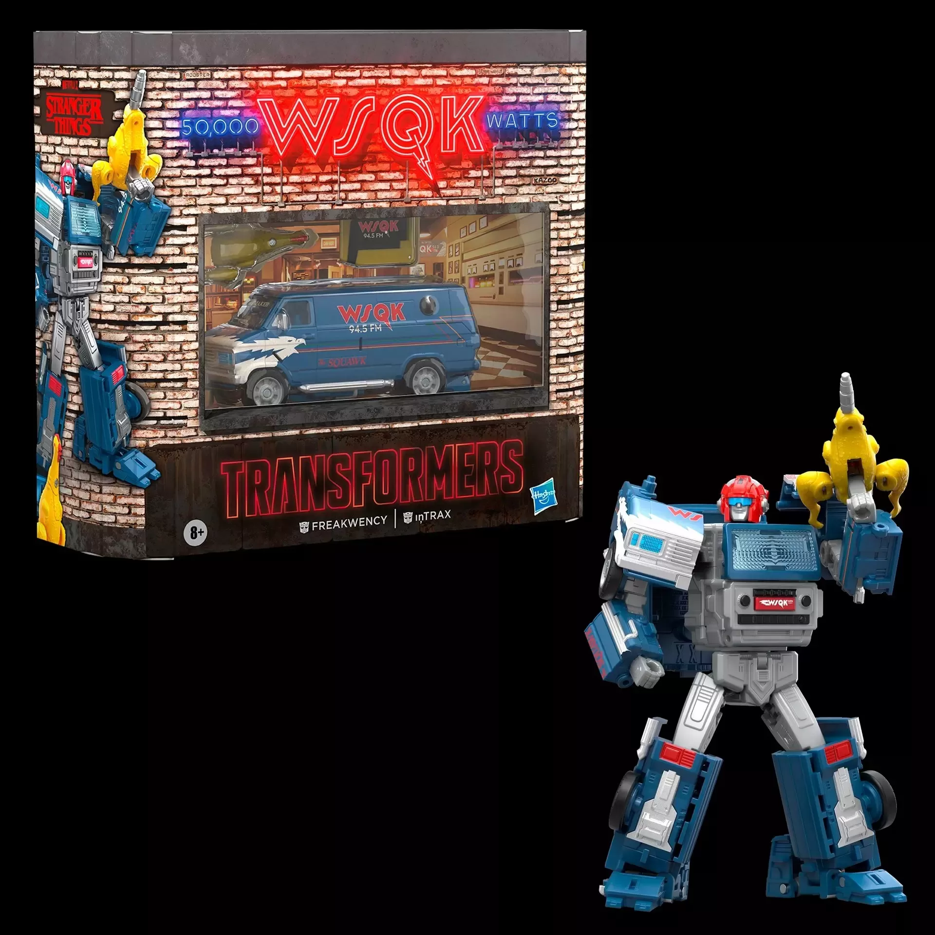 Freakwency and 8-Trax | Stranger Things | Transformers Collaborative