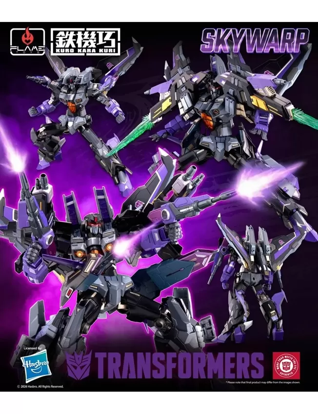 Skywarp | Transformers Kuro Kara Kuri | Flame Toys