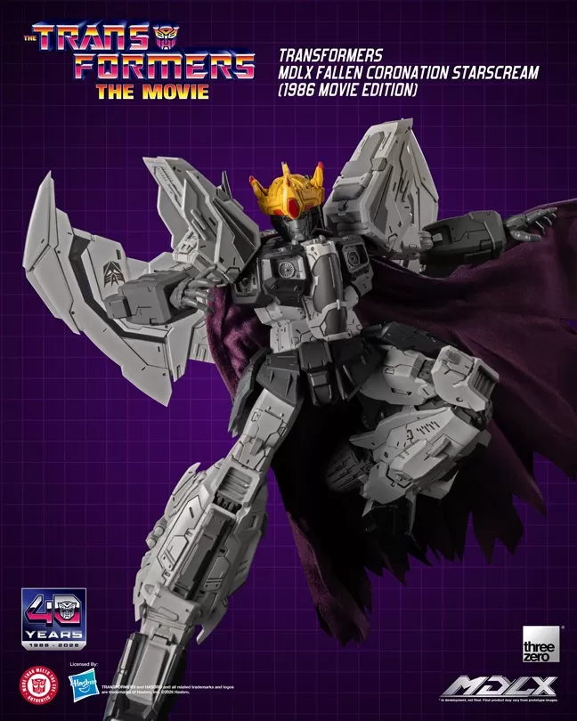 Fallen Coronation Starscream (1986 Movie Edition) MDLX Scale