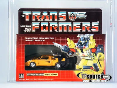 Sunstreaker AFA 85 G1 Car Vintage Transformers G1