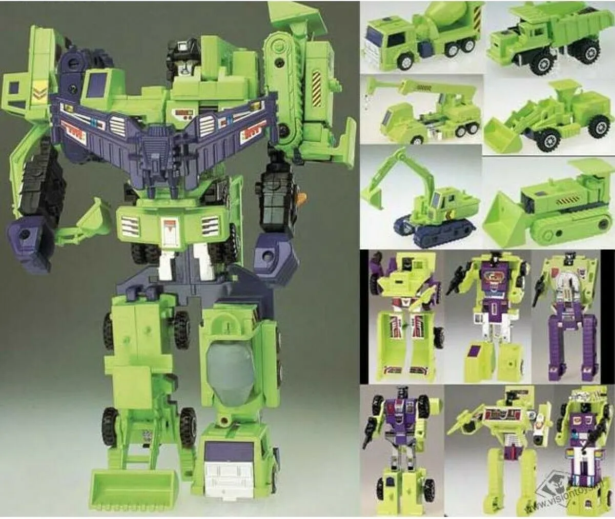 特撮 Transformers Constructicon Devastator Transformers: Vintage G1 Constructicon Devastator Six Figure