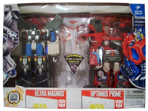 Optimus Prime and Ultra Magnus Exclusive Super Class | Transformers Cybertron