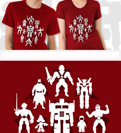 Plastic Heroes T-Shirt Red | T-Shirt
