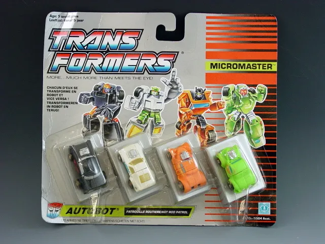 Hot Rod Patrol Micromasters Vintage Transformers G1