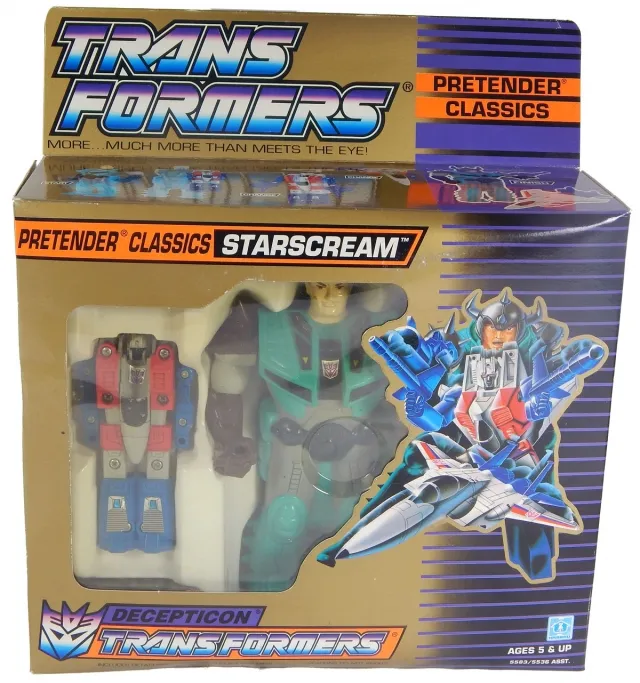 Starscream Pretender Vintage Transformers G1