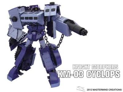 KM-03 Cyclops and Bonus Mini Sub | Mastermind Creations | Knight Morpher