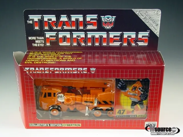47 Grapple Transformers G1 | Transformers Collectors Edition