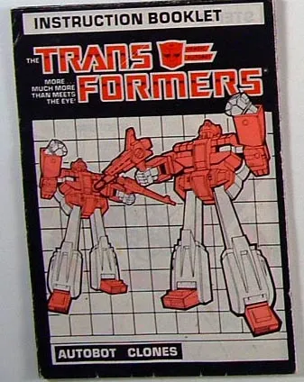 Clones Autobot Instruction Manual