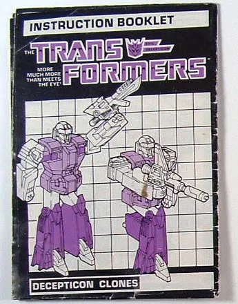 Clones Decepticon Instruction Manual