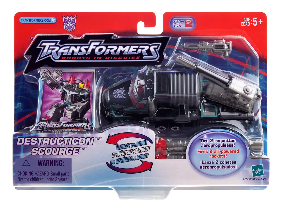 Destruction Scourge Deluxe Class | Transformers Robots in Disguise RID