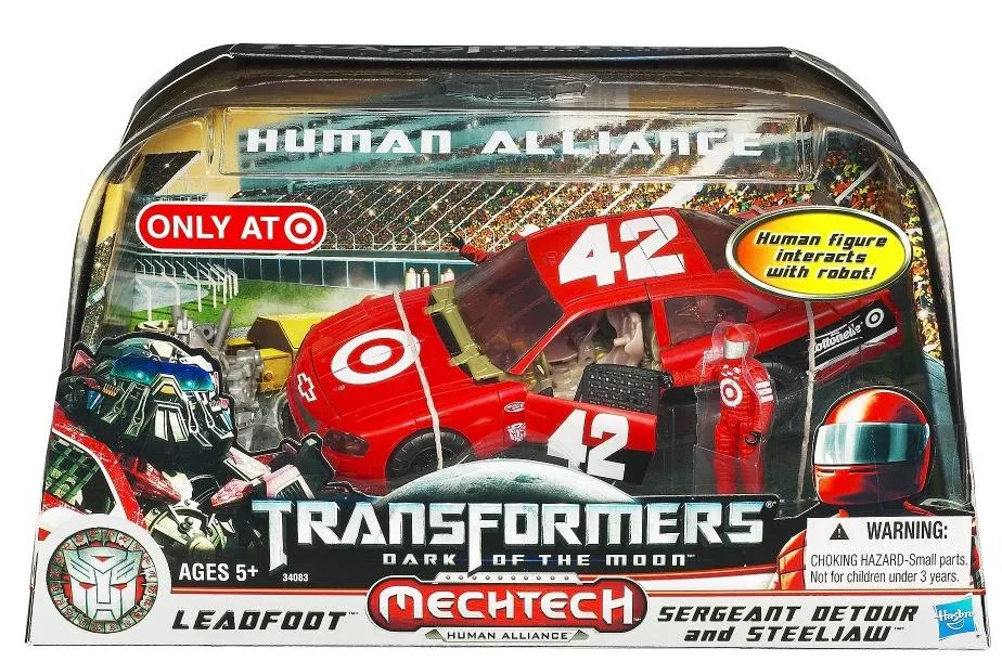 Deluxe Class Leadfoot and Steeljaw with Sergeant Detour Exclusive | Transformers 3 Dark of the Moon DOTM