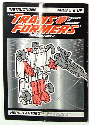 Sideswipe G2 Instruction Manual