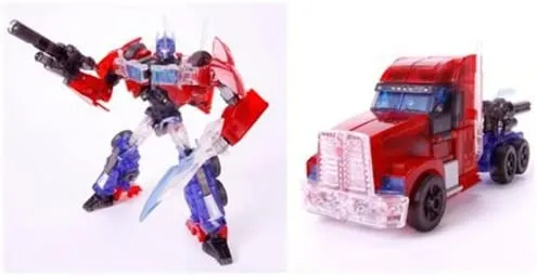 Optimus Prime Clear Version | First Edition Transformers Prime