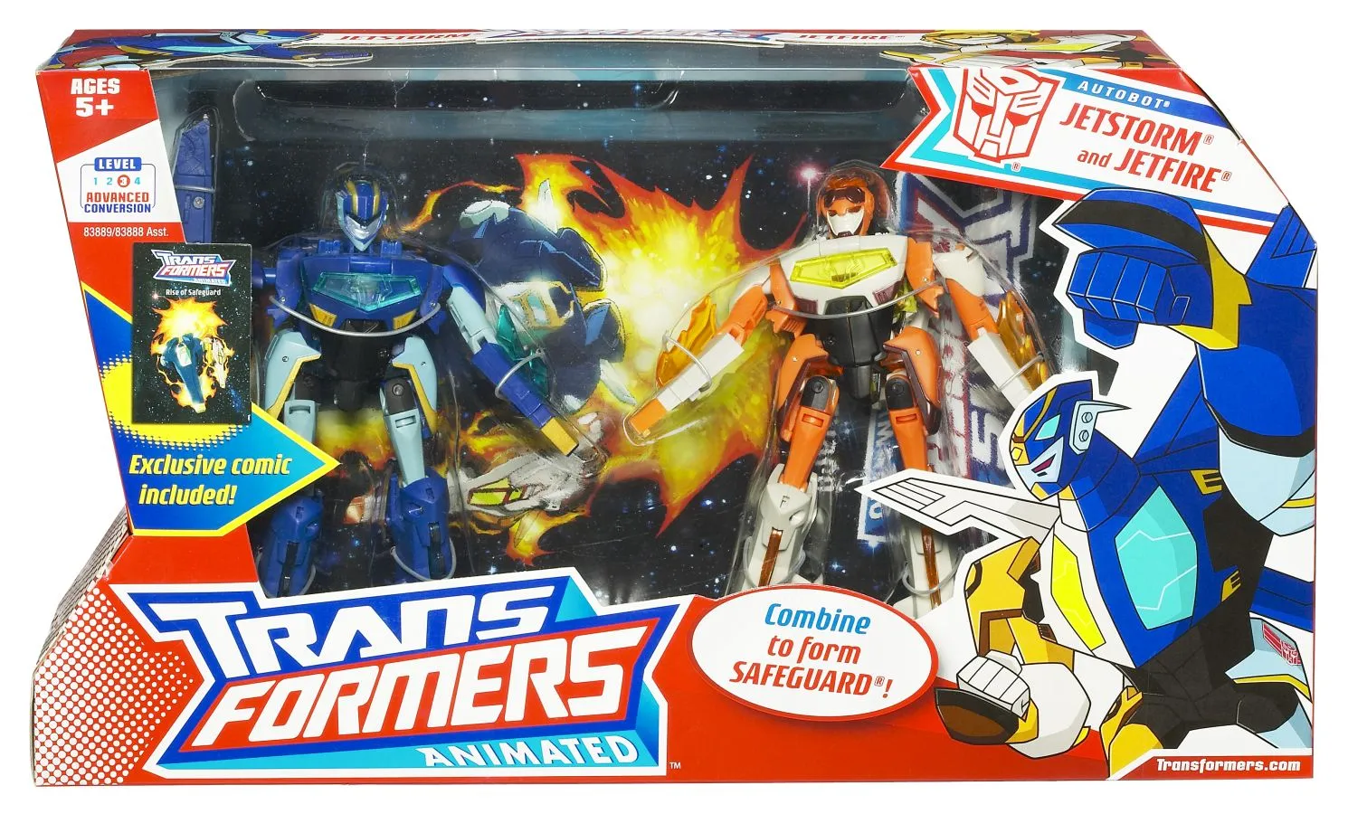 Jetstorm and Jetfire Safeguard Set | Transformers Animated Figure