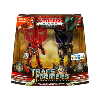 Cliffjumper and Deadend Exclusive 2-Pack 3-Inch | Transformers Titanium Robot Masters