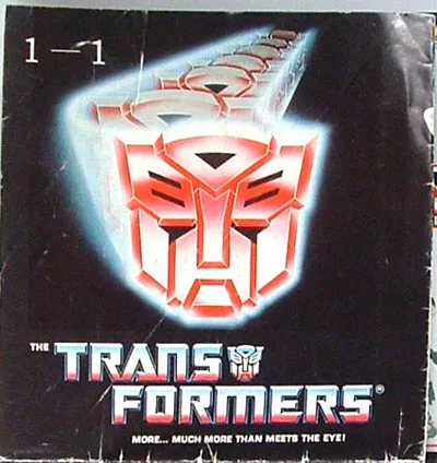 1988 Transformers 5th Series Catalog