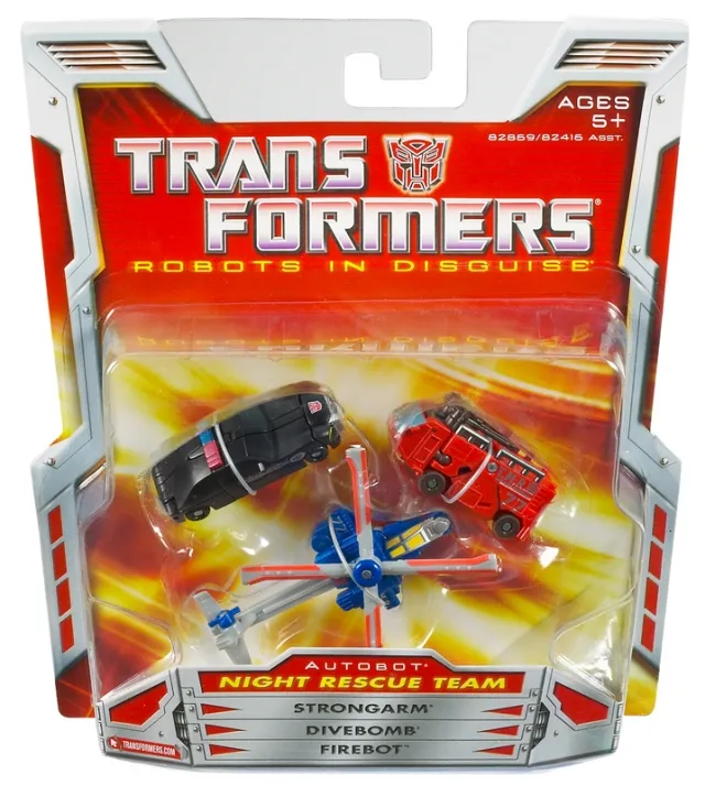 Mini-con Night Rescue Team | Transformers Classics Robots In Disguise