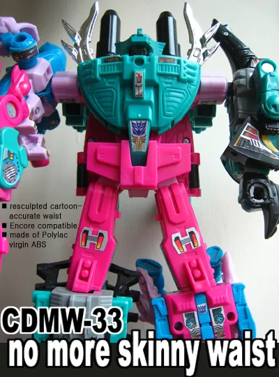 CDMW-33 Sea Brigade Power Parts Resculpted Waist | Crazy Devy