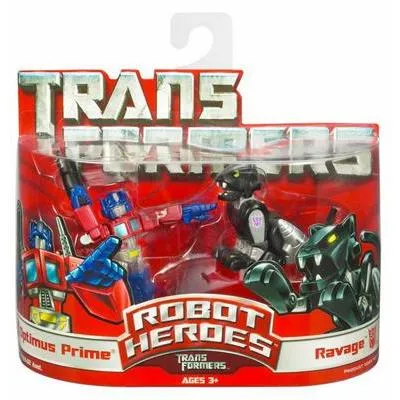 Optimus Prime vs Ravage | Transformers Robot Heroes