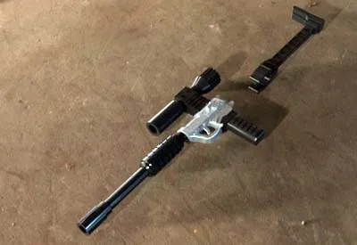 Laser Gun DW-P38 Regular Silver Version LE700 | Dr. Wu Upgrade Kit