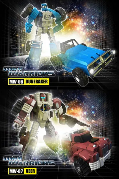 MW-06 Duneraker and MW-07 Veer Set | Igear Mini Warriors