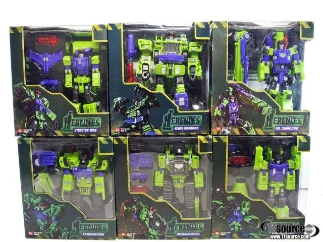 Full Set of 6 Figures | TFC Toys 3rd Party Transformers Figure