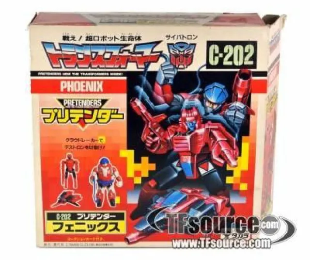 C-202 Cloudburst Phoenix Pretender | Vintage Japanese G1 Transformers