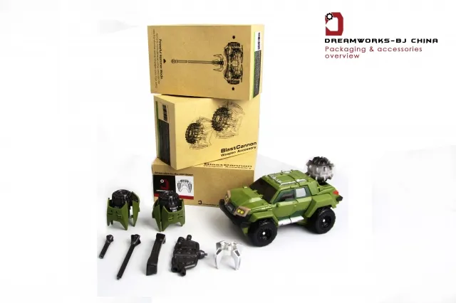 Bulkhead Blast Cannon Weapon Accessory | Dreamworks Toy Factory | Upgrade Kit
