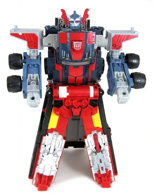 Powerlinx Optimus Prime and Corona Sparkplug Mini-Con Super Class | Transformers Armada