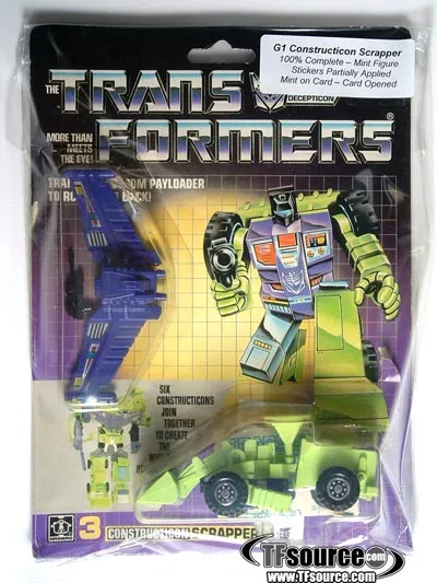 Scrapper Combinber Vintage Transformers G1