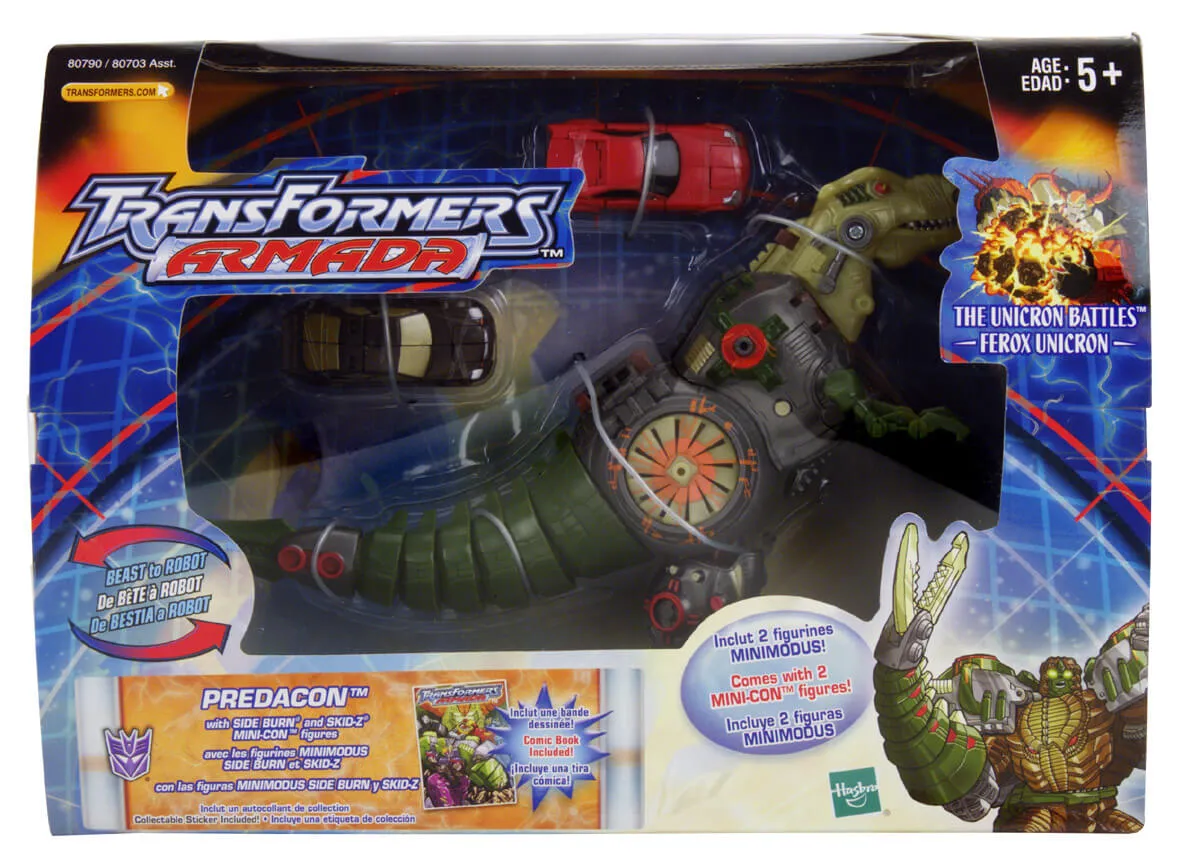 Predacon with Side Burn and Skid-z | Transformers Armada