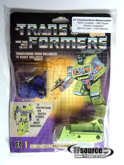 Bonecrusher Combinber Vintage Transformers G1