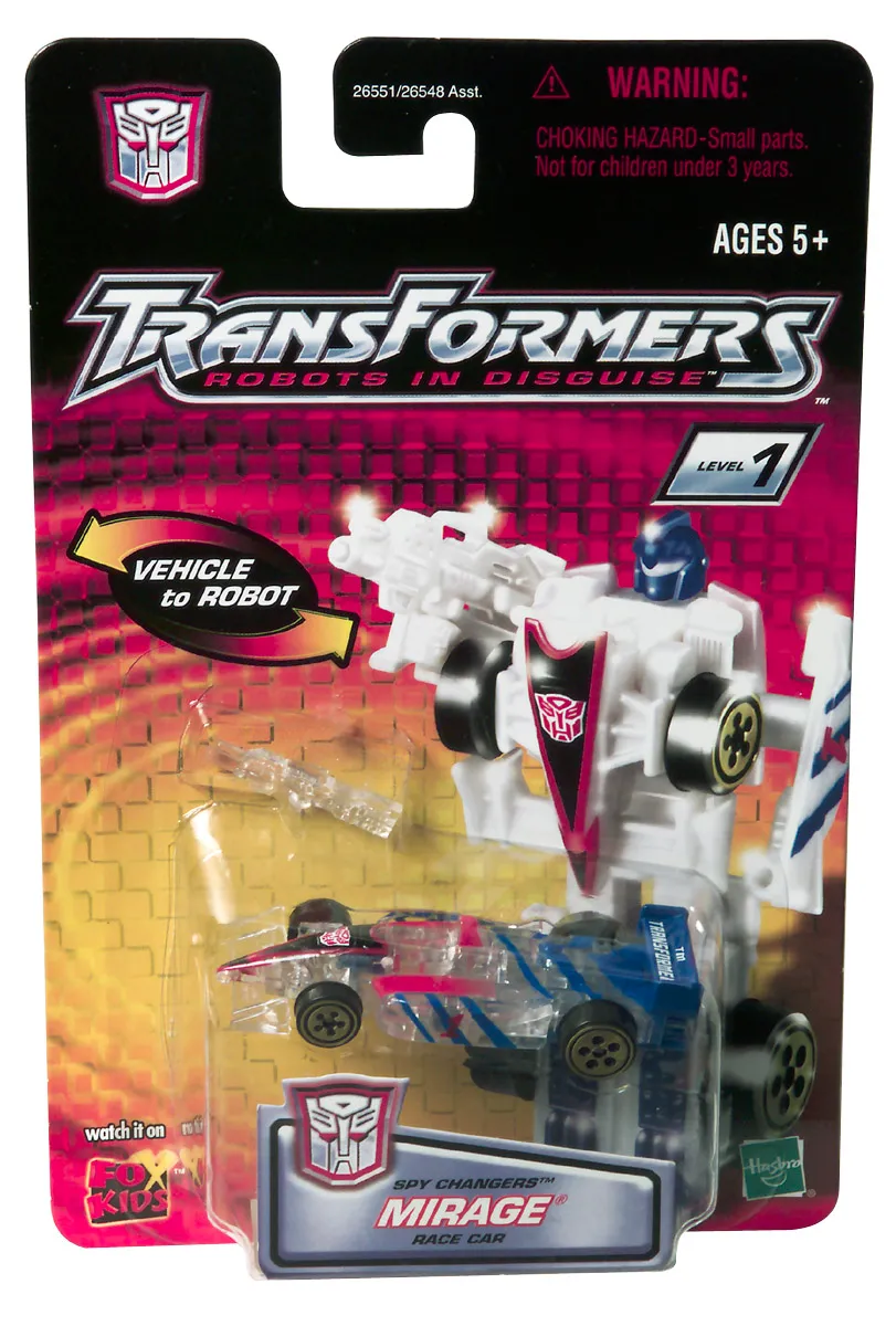 Mirage Clear Version Exclusive Spychanger | Transformers Robots in Disguise RID