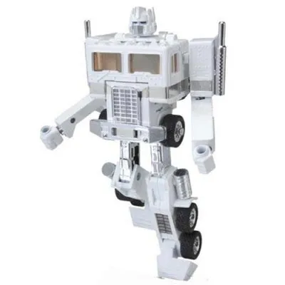 Ipod White Convoy | Music Label Transformers Figure by Takara Tomy