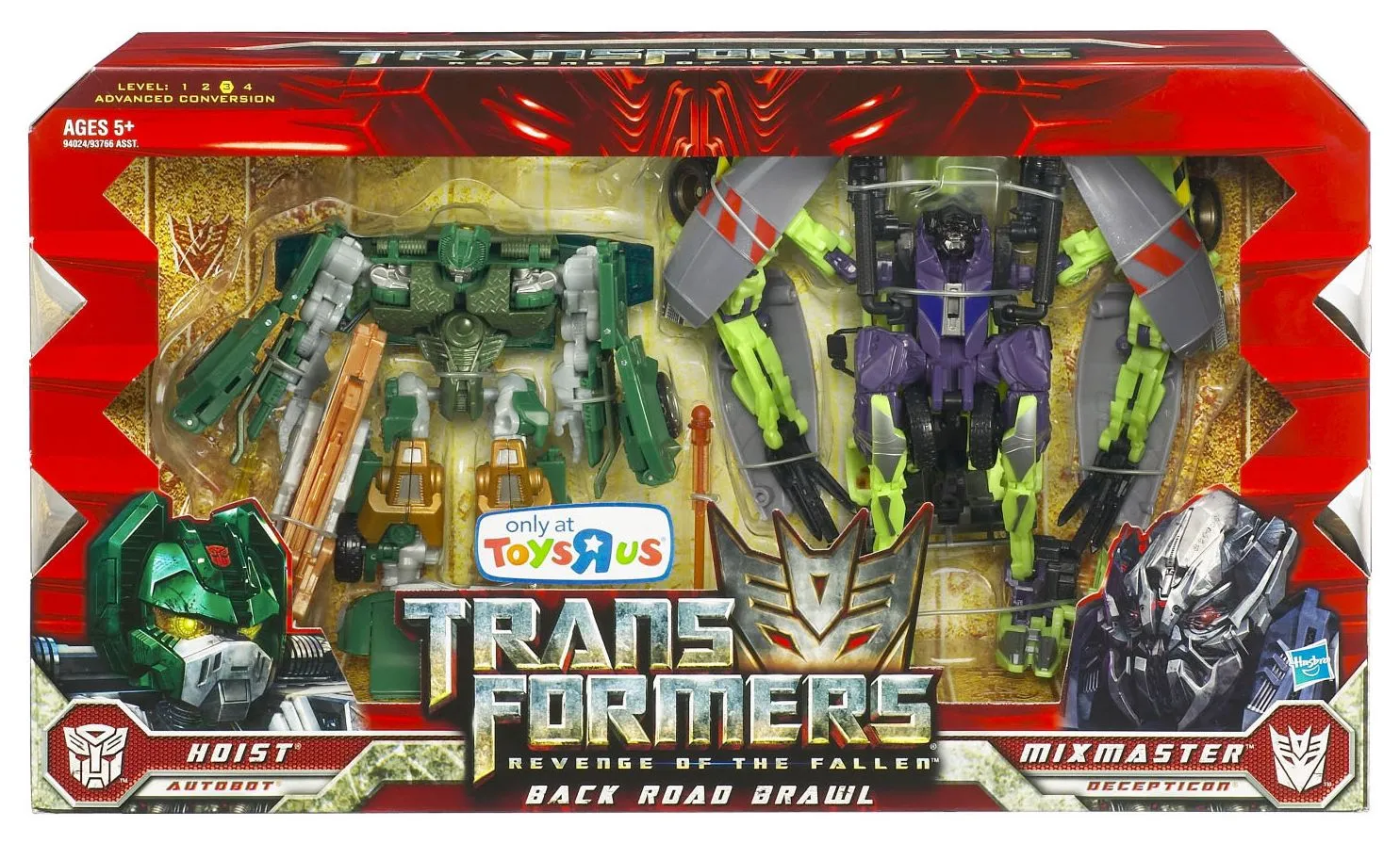 Hoist vs. Mixmaster Back Road Brawl Set | Transformers 2 ROTF Revenge of the Fallen