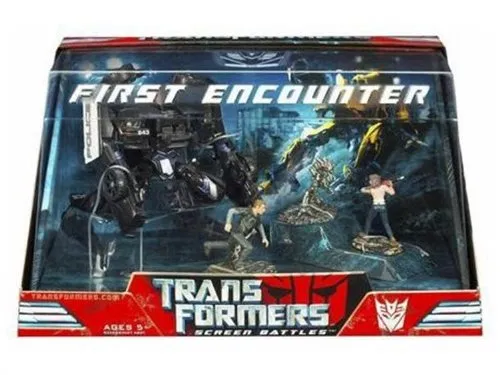 Deluxe Class First Encounter Barricade | Transformers the Movie Screen Battles