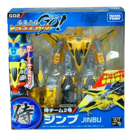 G02 Jinbu Samurai Jet | Transformers Go Figure by Takara Tomy