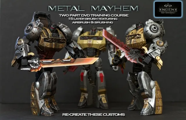 Customizing Instructional DVD Vol 2 Metal Mayhem | Transformers