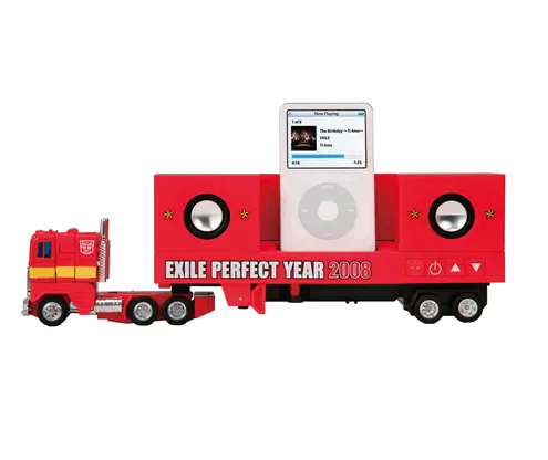 Optimus Prime Exile Version | Music Label Transformers Figure by