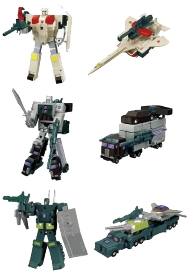 Motormaster Silverbolt Onslaught Set of 3 Figures | Transformers Kabaya Candy Kit